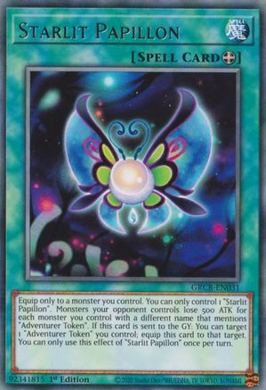 Image of Starlit Papillon (GRCR-EN031) - The Grand Creators 1st Edition