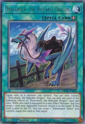 Image of Dracoback, the Rideable Dragon (GRCR-EN032) - The Grand Creators 1st Edition