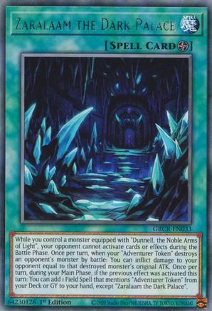 Image of Zaralaam the Dark Palace (GRCR-EN033) - The Grand Creators 1st Edition