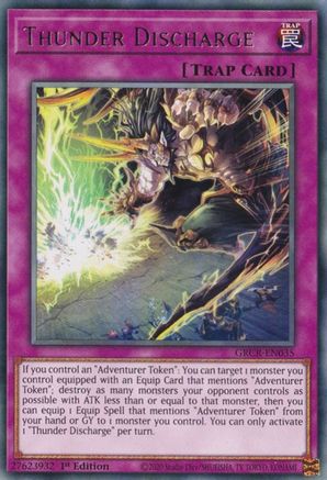 Image of Thunder Discharge (GRCR-EN035) - The Grand Creators 1st Edition