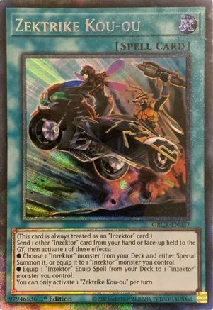 Image of Zektrike Kou-ou (CR) (GRCR-EN037) - The Grand Creators 1st Edition