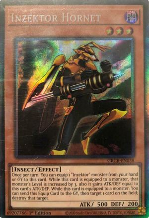 Image of Inzektor Hornet (CR) (GRCR-EN038) - The Grand Creators 1st Edition