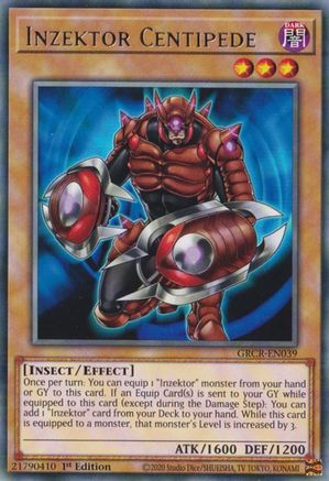 Image of Inzektor Centipede (GRCR-EN039) - The Grand Creators 1st Edition