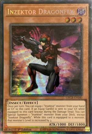 Image of Inzektor Dragonfly (CR) (GRCR-EN040) - The Grand Creators 1st Edition