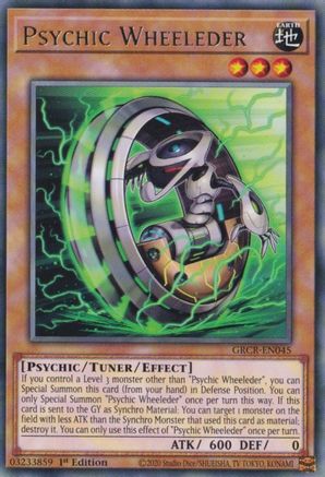 Image of Psychic Wheeleder (GRCR-EN045) - The Grand Creators 1st Edition