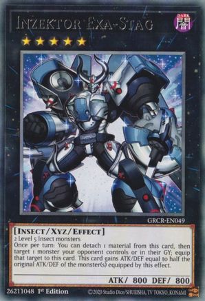 Image of Inzektor Exa-Stag (GRCR-EN049) - The Grand Creators 1st Edition