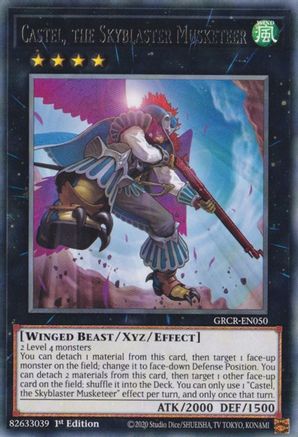 Image of Castel, the Skyblaster Musketeer (GRCR-EN050) - The Grand Creators 1st Edition