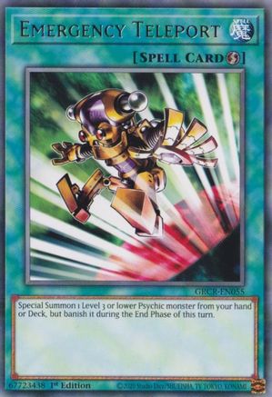 Image of Emergency Teleport (GRCR-EN055) - The Grand Creators 1st Edition
