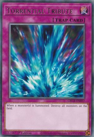 Image of Torrential Tribute (GRCR-EN057) - The Grand Creators 1st Edition