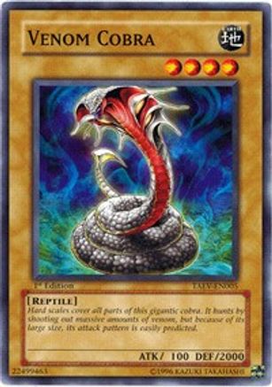 Image of Venom Cobra (TAEV-EN005) - Tactical Evolution 1st Edition