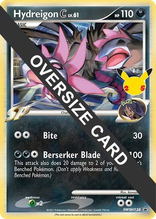 Image of Hydreigon C SWSH138  Jumbo Cards - Promo