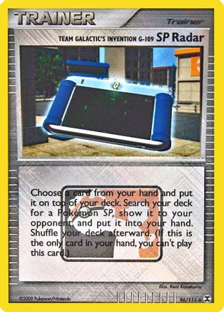 Image of Team Galactic's Invention G 096/111  - Reverse Holofoil League & Championship Cards - Promo