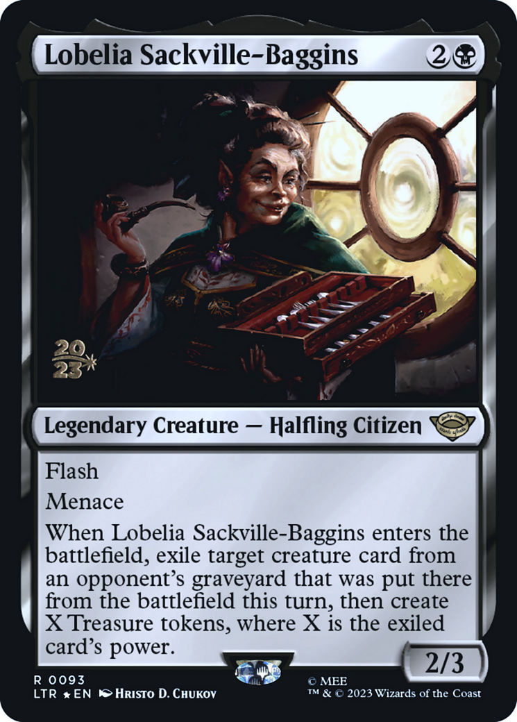 Image of Lobelia Sackville-Baggins (0093) (PRE-093) - Tales of Middle-earth Promos Foil