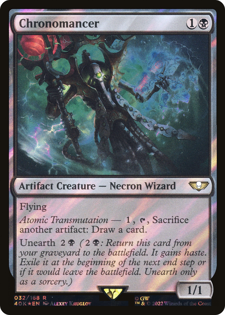 Image of Chronomancer (Surge Foil) (40K-032) - Warhammer 40,000 Commander Foil