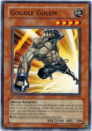 Image of Goggle Golem (TAEV-EN023) - Tactical Evolution Unlimited