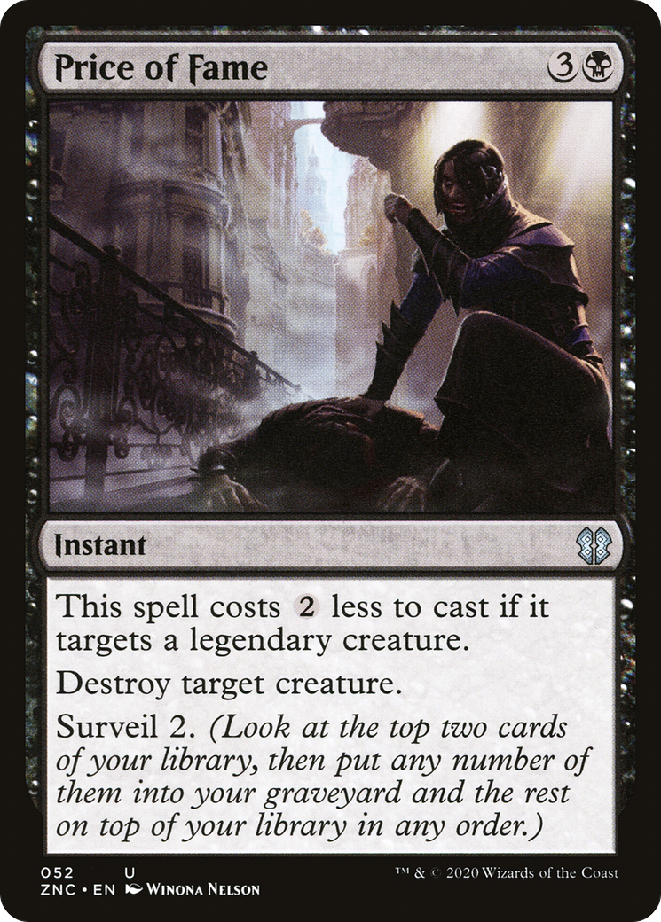 Image of Price of Fame (ZNC-052) - Zendikar Rising Commander