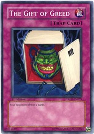 Image of The Gift of Greed (TAEV-EN079) - Tactical Evolution 1st Edition