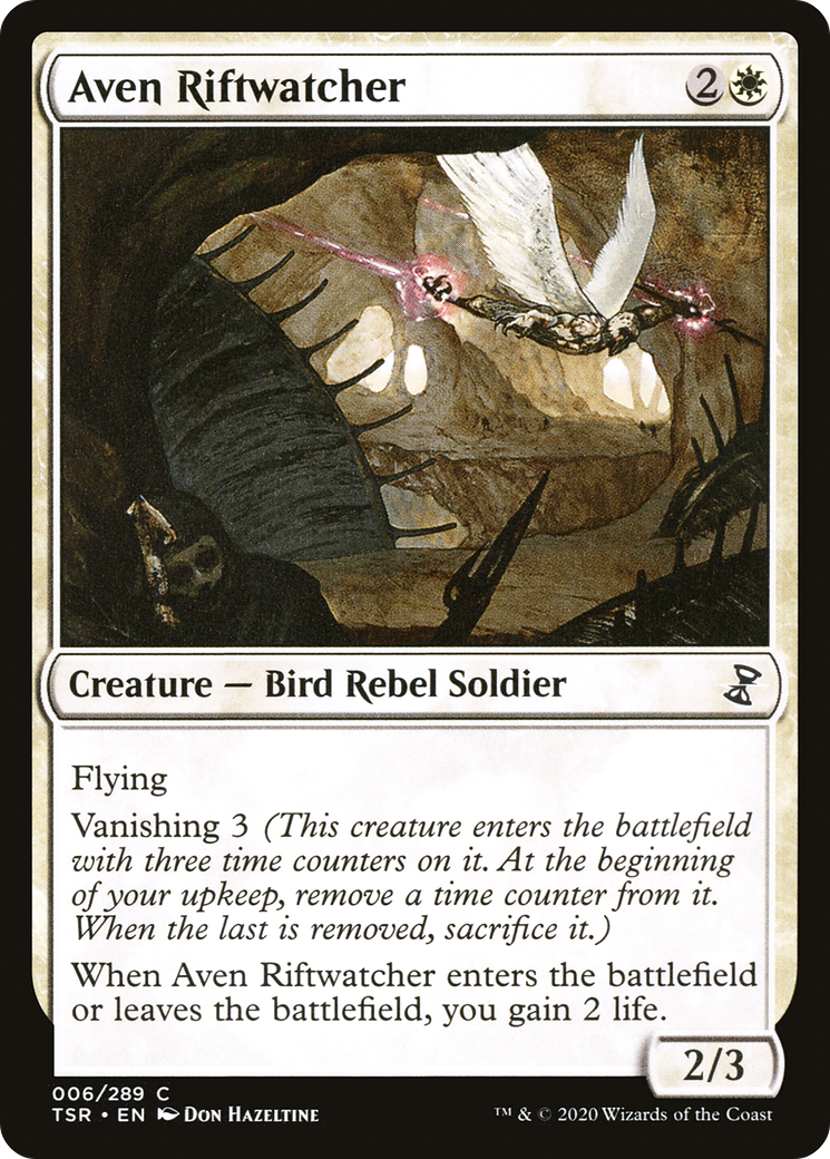 Image of Aven Riftwatcher (TSR-006) - Time Spiral Remastered