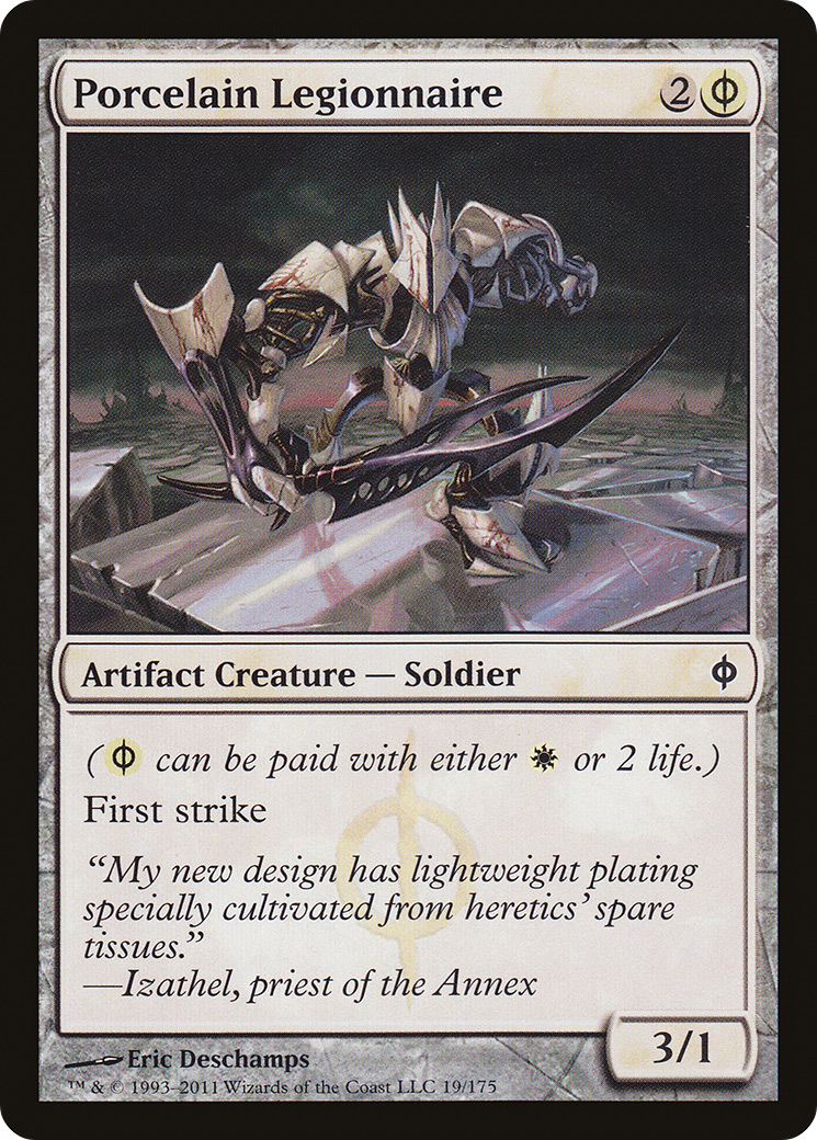 Image of Porcelain Legionnaire (NPH-019) - New Phyrexia Foil