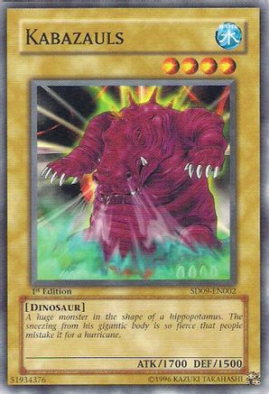 Image of Kabazauls (SD09-EN002) - Structure Deck: Dinosaur's Rage 1st Edition