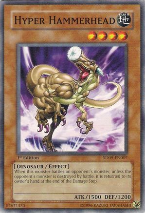 Image of Hyper Hammerhead (SD09-EN007) - Structure Deck: Dinosaur's Rage 1st Edition