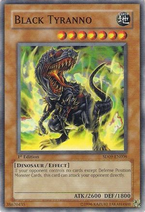 Image of Black Tyranno (SD09-EN008) - Structure Deck: Dinosaur's Rage 1st Edition