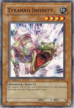 Image of Tyranno Infinity (SD09-EN009) - Structure Deck: Dinosaur's Rage 1st Edition