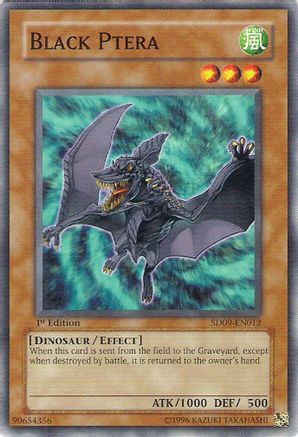 Image of Black Ptera (SD09-EN012) - Structure Deck: Dinosaur's Rage 1st Edition