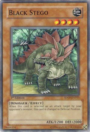 Image of Black Stego (SD09-EN013) - Structure Deck: Dinosaur's Rage 1st Edition