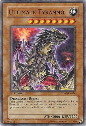 Image of Ultimate Tyranno (SD09-EN014) - Structure Deck: Dinosaur's Rage 1st Edition