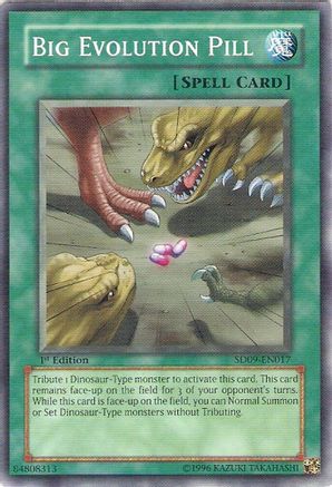 Image of Big Evolution Pill (SD09-EN017) - Structure Deck: Dinosaur's Rage 1st Edition