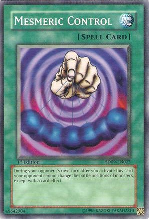 Image of Mesmeric Control (SD09-EN022) - Structure Deck: Dinosaur's Rage 1st Edition