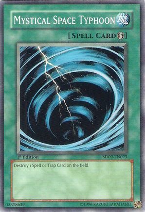 Image of Mystical Space Typhoon (SD09-EN023) - Structure Deck: Dinosaur's Rage 1st Edition