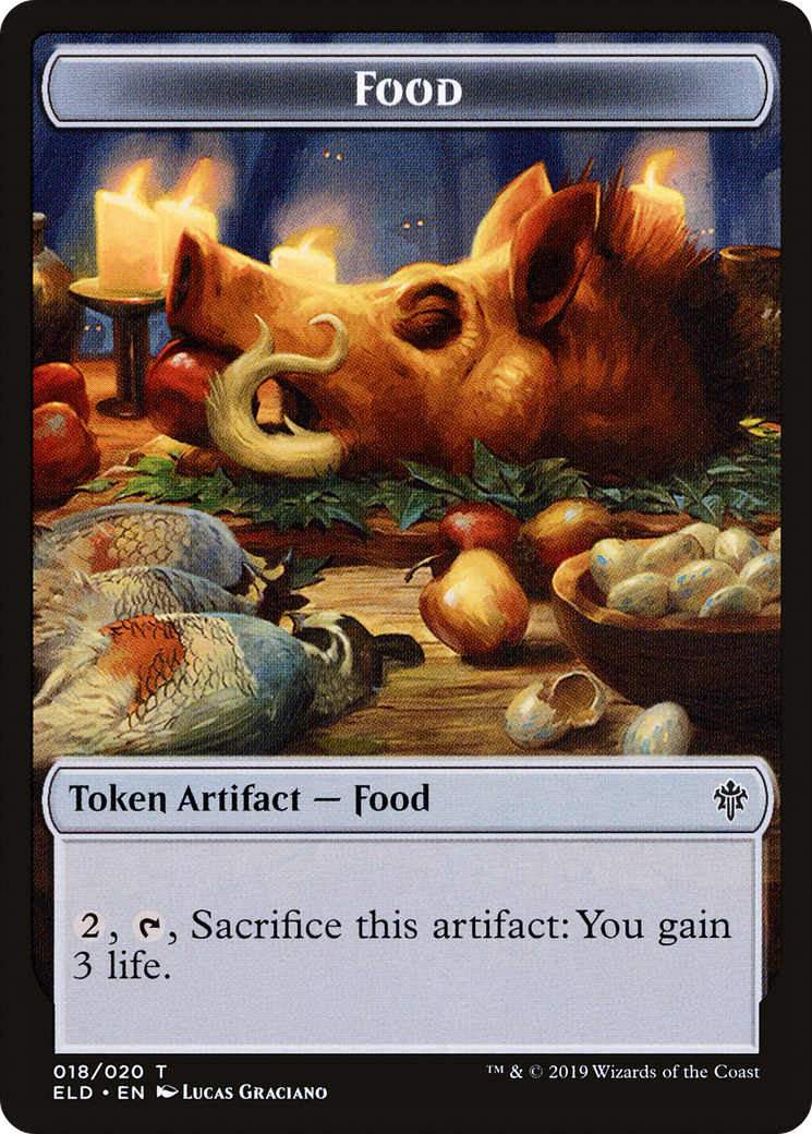 Image of Food (TELD-018) - Throne of Eldraine Tokens