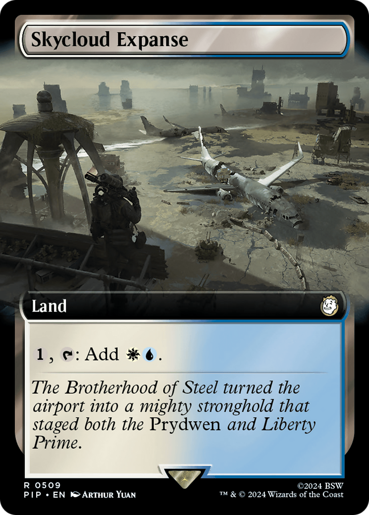 Image of Skycloud Expanse (Extended Art) (PIP-509) - Fallout: (Extended Art) Foil