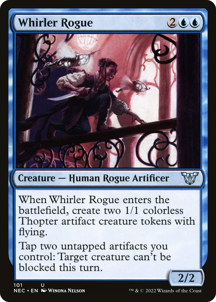 Image of Whirler Rogue (NEC-101) - Neon Dynasty Commander