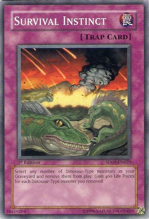 Image of Survival Instinct (SD09-EN029) - Structure Deck: Dinosaur's Rage 1st Edition