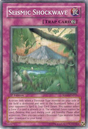 Image of Seismic Shockwave (SD09-EN031) - Structure Deck: Dinosaur's Rage 1st Edition