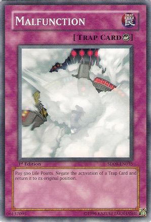 Image of Malfunction (SD09-EN035) - Structure Deck: Dinosaur's Rage 1st Edition