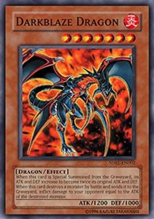 Image of Darkblaze Dragon (SDRL-EN002) - Structure Deck: Rise of the Dragon Lords 1st Edition