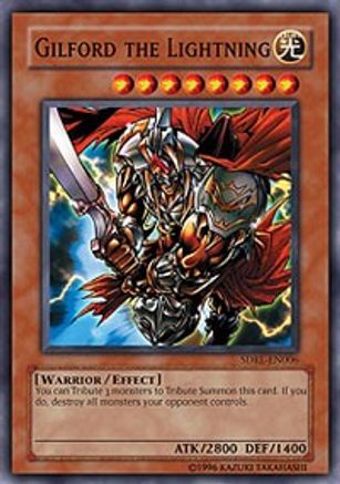 Image of Gilford the Lightning (SDRL-EN006) - Structure Deck: Rise of the Dragon Lords 1st Edition