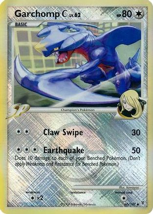 Image of Garchomp C 060/147  - Reverse Holofoil League & Championship Cards - Promo