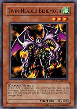 Image of Twin-Headed Behemoth (SDRL-EN010) - Structure Deck: Rise of the Dragon Lords 1st Edition