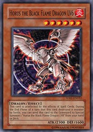 Image of Horus the Black Flame Dragon LV6 (SDRL-EN012) - Structure Deck: Rise of the Dragon Lords 1st Edition