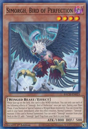 Image of Simorgh, Bird of Perfection (BACH-EN023) - Battle of Chaos 1st Edition