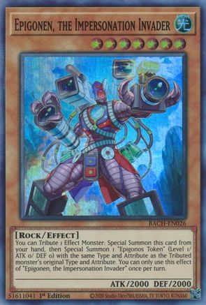 Image of Epigonen, the Impersonation Invader (BACH-EN026) - Battle of Chaos 1st Edition