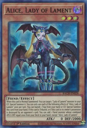 Image of Alice, Lady of Lament (BACH-EN028) - Battle of Chaos 1st Edition