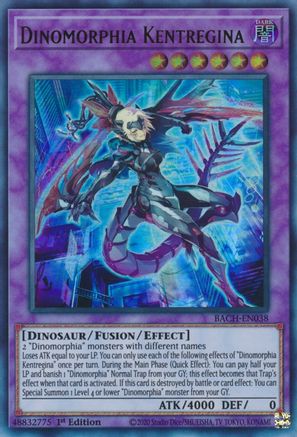 Image of Dinomorphia Kentregina (BACH-EN038) - Battle of Chaos 1st Edition