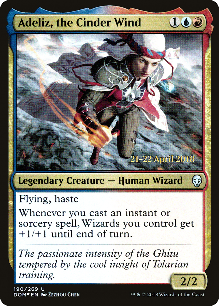 Image of Adeliz, the Cinder Wind (PRE-190) - Dominaria Promos Foil