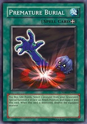 Image of Premature Burial (SDRL-EN024) - Structure Deck: Rise of the Dragon Lords 1st Edition